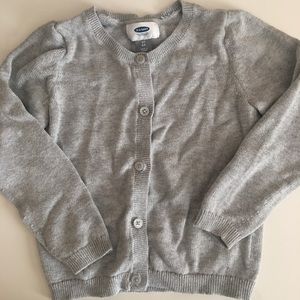 Old Navy Heather Gray Cardigan 5T girl